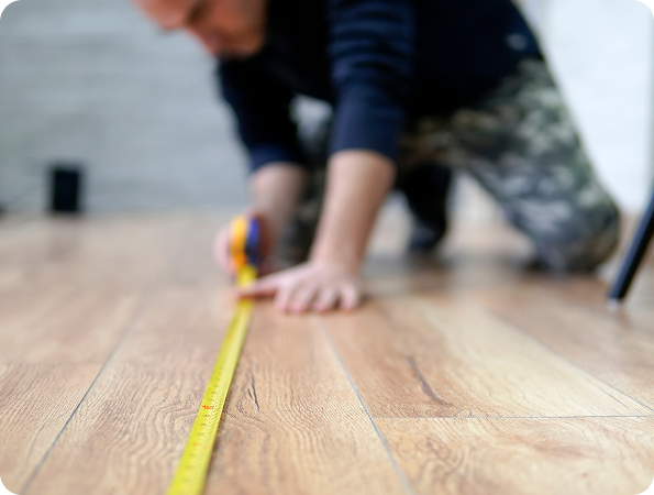 Professional engineered hardwood installation with a clear, stress-free process