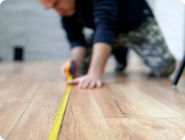 Professional engineered hardwood installation with a clear, stress-free process