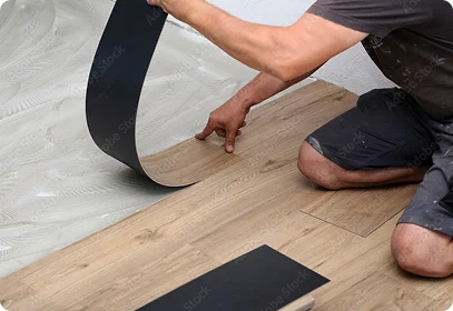 Luxury vinyl plank flooring installed by Five Star Flooring