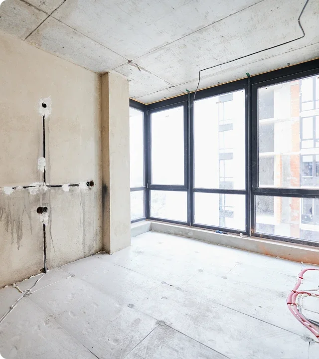 Before and after flooring gallery showing high-quality flooring installation